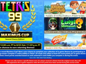 Tetris 99 16th MAXIMUS CUP – entire week – chance to obtain themes