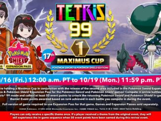 Nieuws - Tetris 99 – 17e Maximus Cup – Terugkeer van Pokemon Sword/Shield 