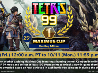 News - Tetris 99 25th Maximus Cup – Monster Hunter Rise Theme 
