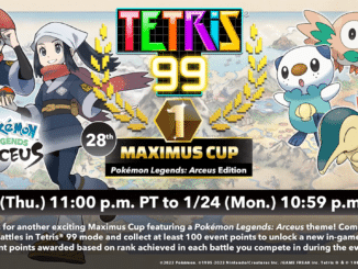 Tetris 99 28th Maximus Cup trailer