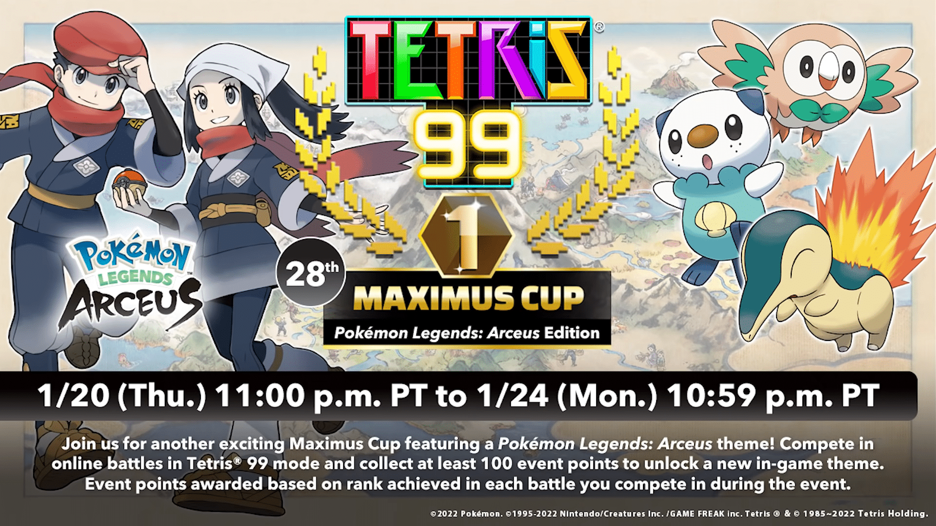 Tetris 99 28th Maximus Cup trailer
