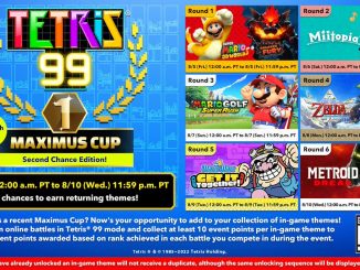 Tetris 99 30th Maximus Cup – Returning themes