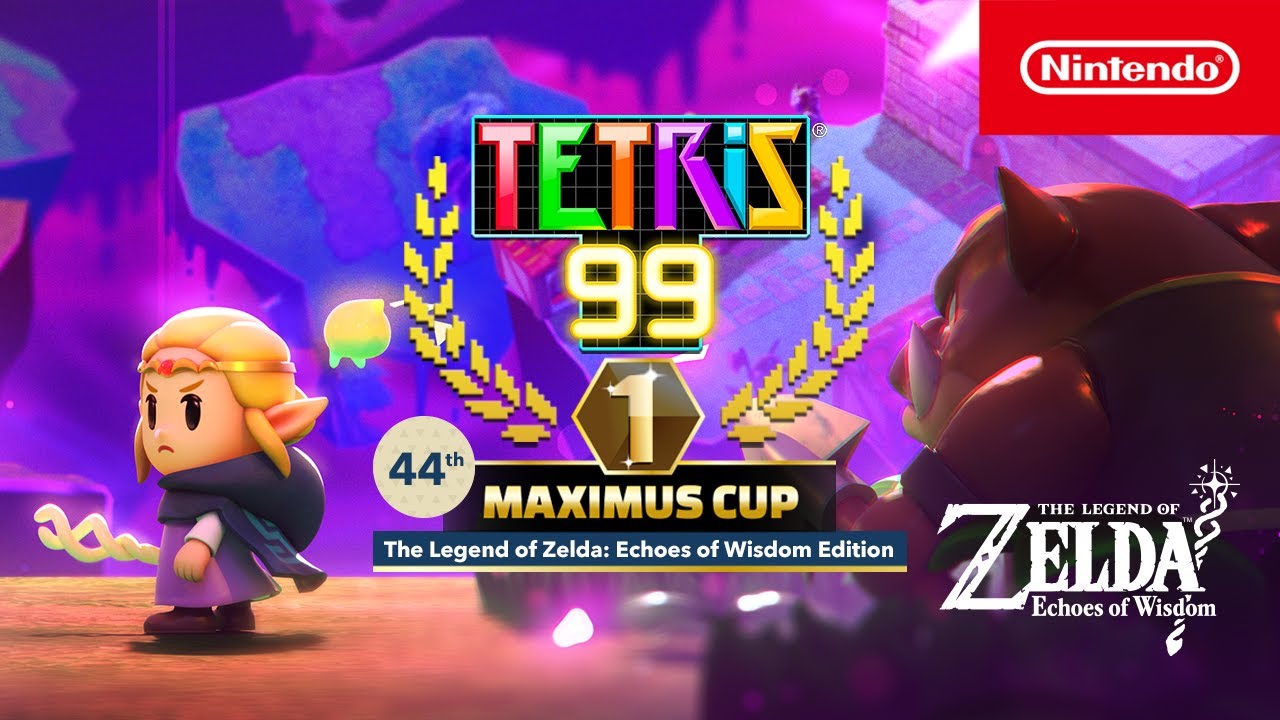 Nintendo kondigt de 44e Maximus Cup voor Tetris 99 aan met exclusieve Zelda-thema’s