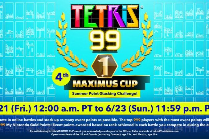 Nieuws - Tetris 99 4de MAXIMUS CUP