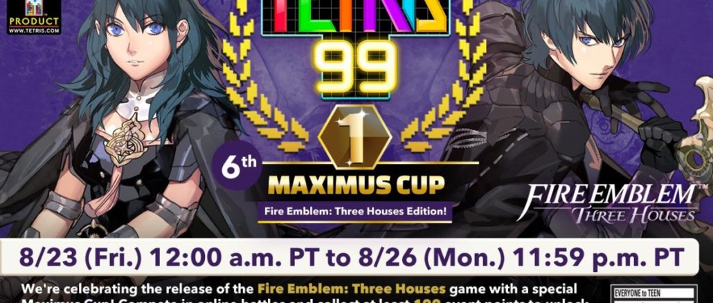 Tetris 99 – 6de MAXIMUS CUP viert Fire Emblem: Three Houses