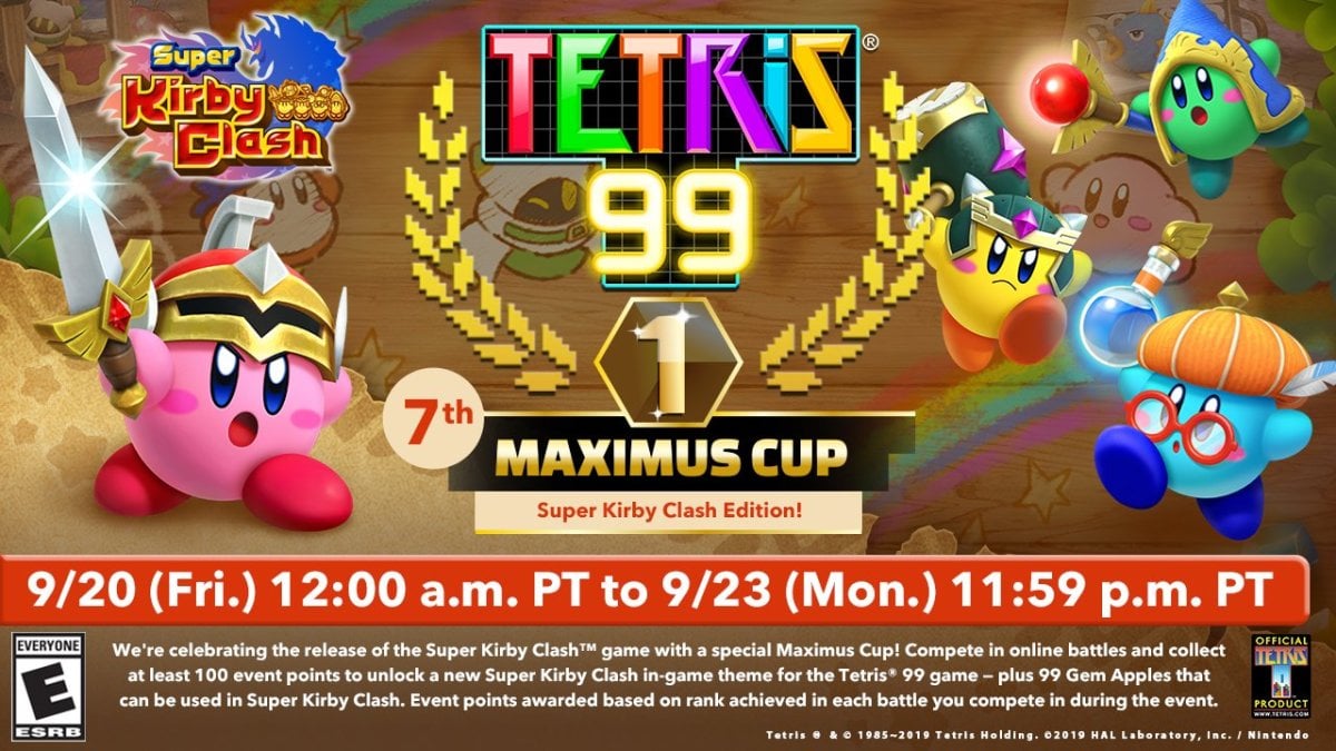 Tetris 99 – 7th Maximus Cup aangekondigd