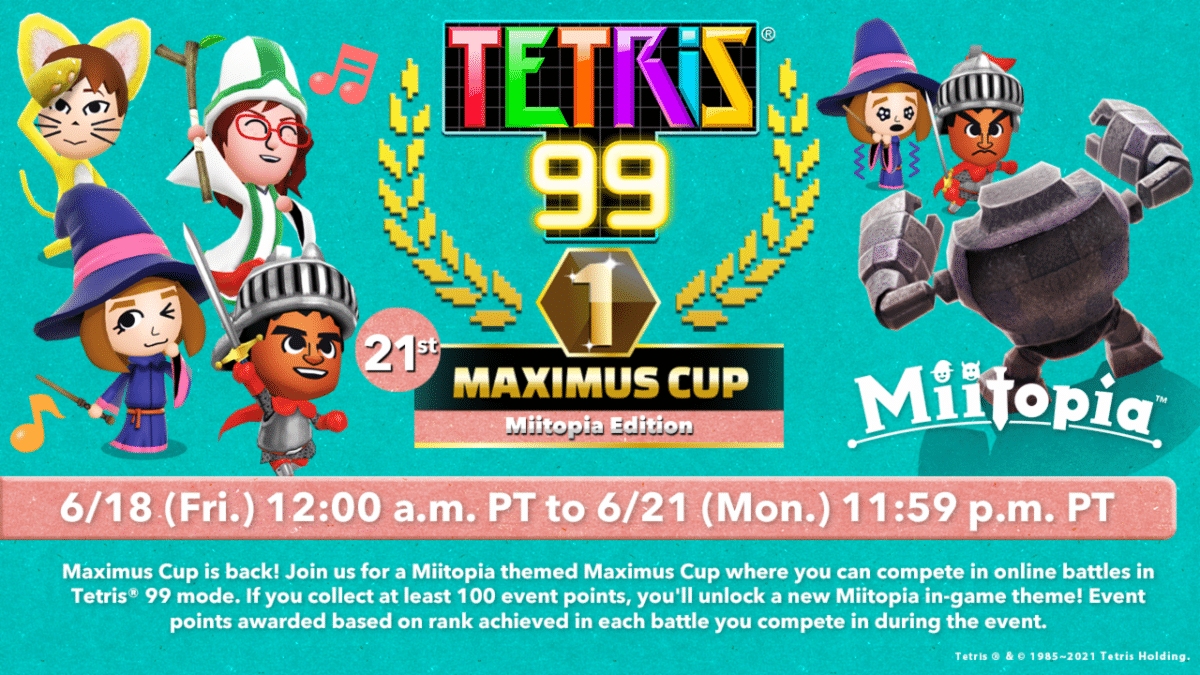 Tetris 99 x Miitopia