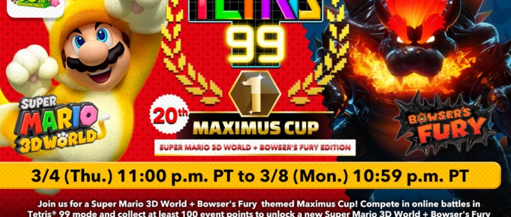 The 20th Tetris 99 Maximus Cup