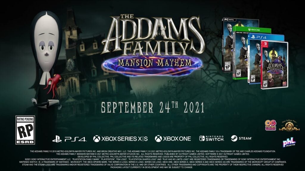 The Addams Family: Mansion Mayhem launches September 24th
