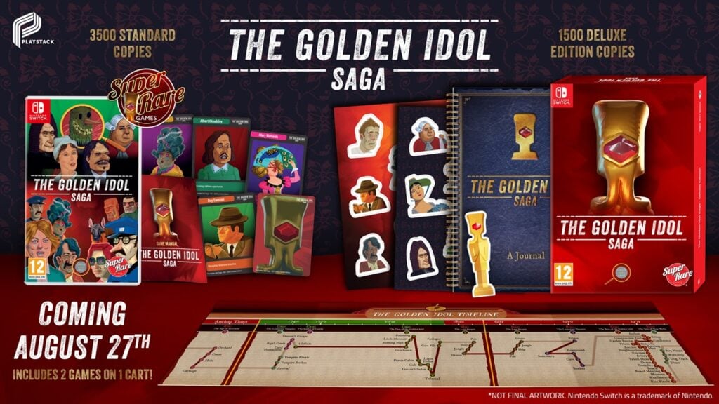 The Golden Idol Saga krijgt beperkte fysieke release voor Nintendo Switch