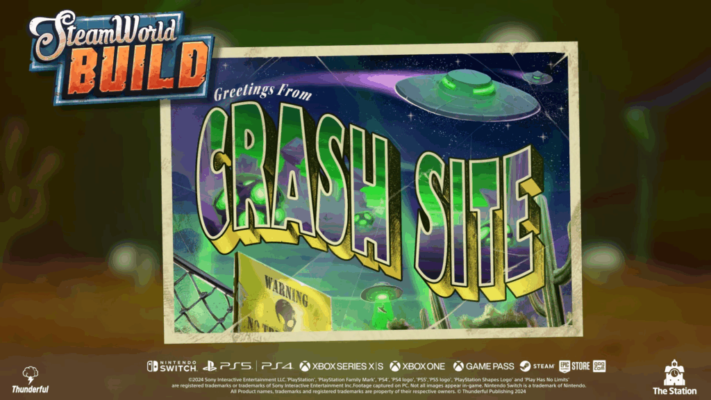 De nieuwste gratis update voor SteamWorld Build: Crash Site