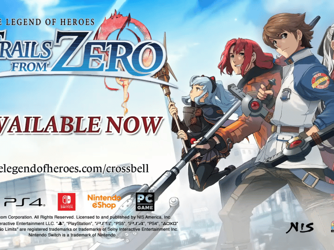 News - The Legend of Heroes: Trails from Zero – Launch trailer 