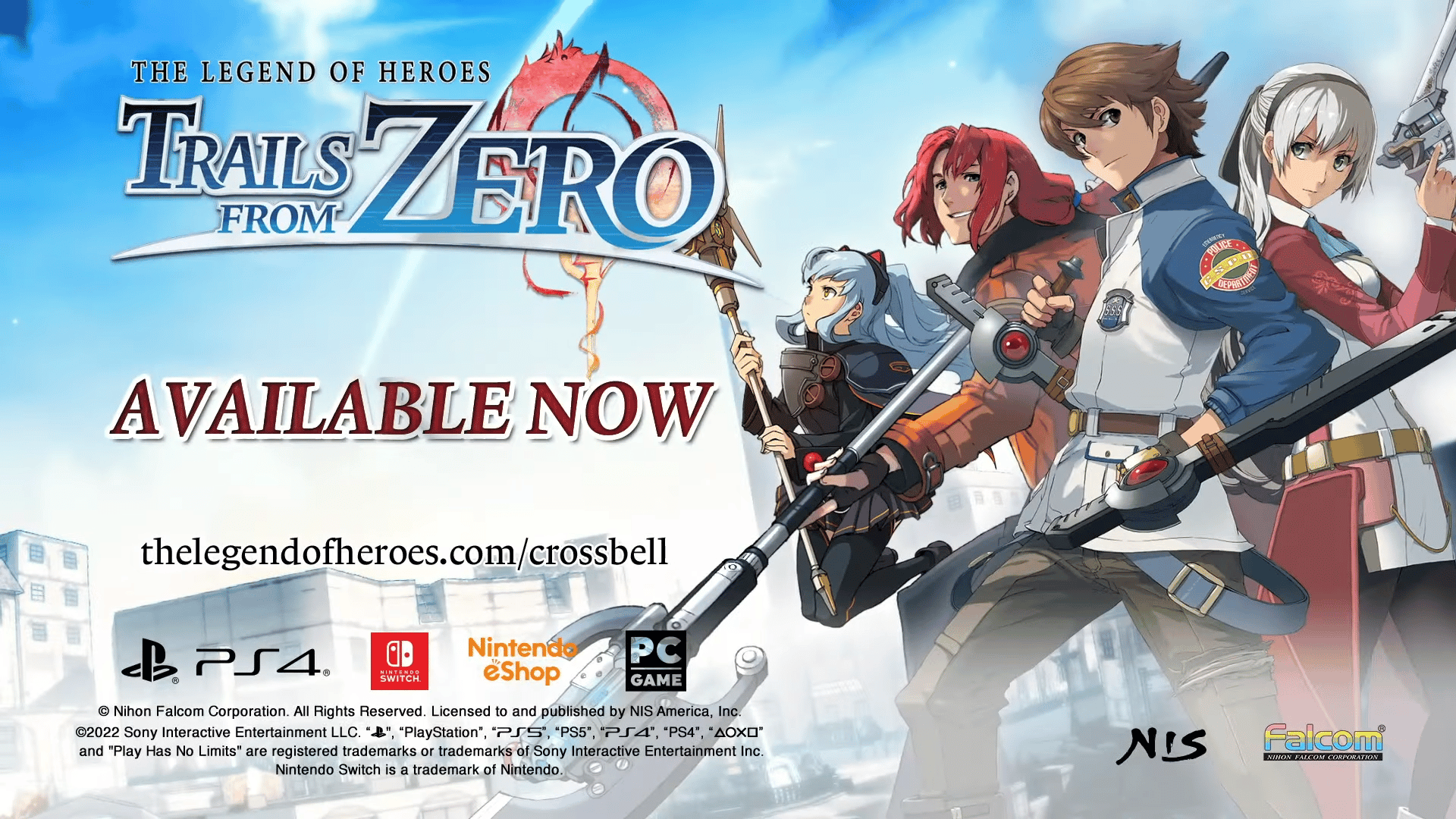 The Legend of Heroes: Trails from Zero – Launch trailer