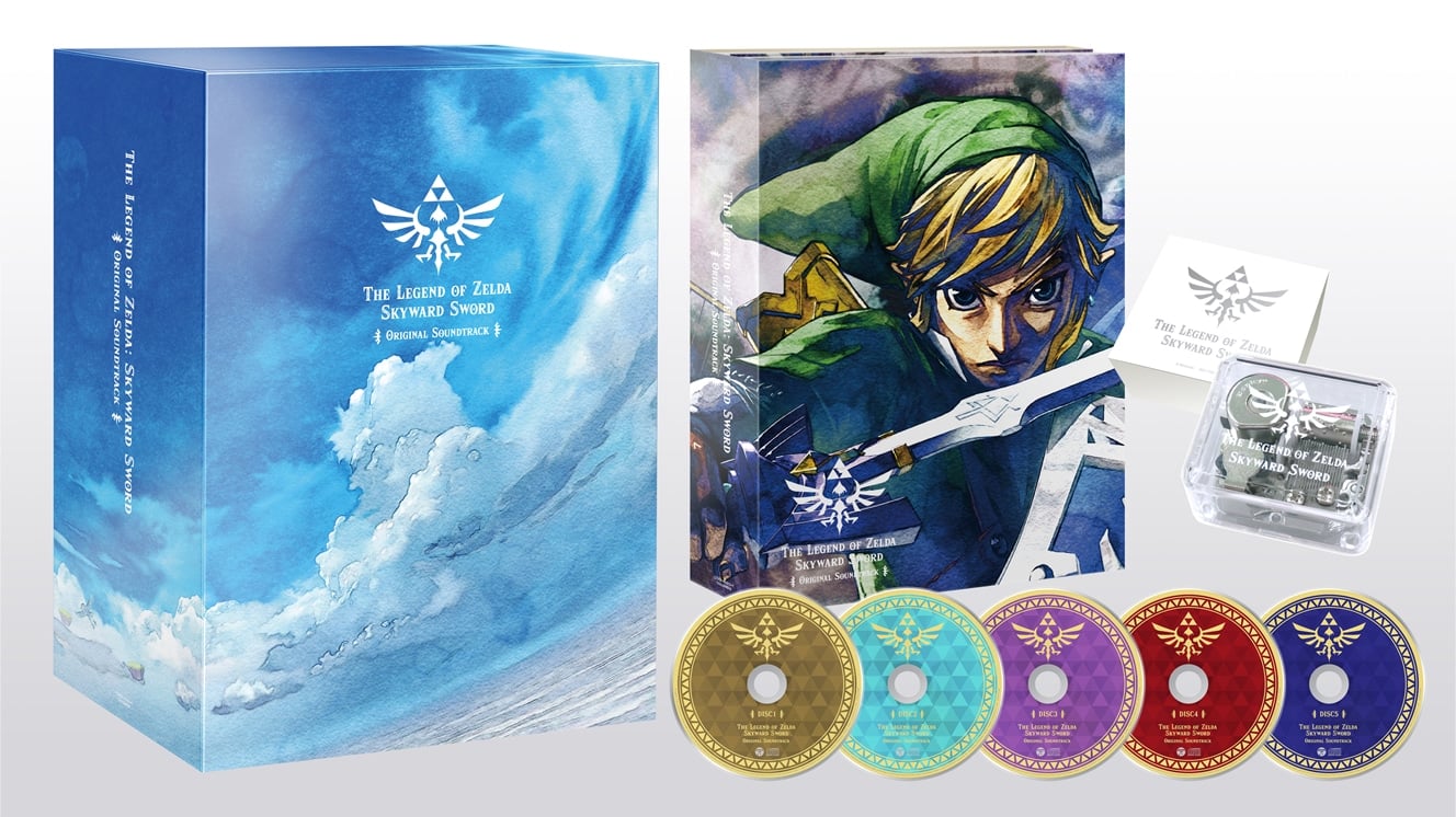 The Legend Of Zelda: Skyward Sword CD Soundtrack Collection onthuld