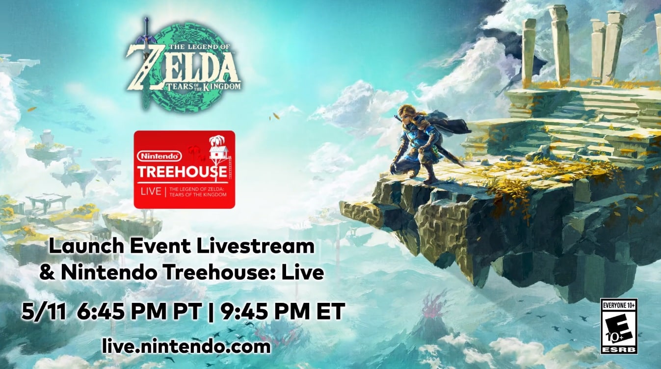 The Legend Of Zelda: Tears of the Kingdom Launch Livestream en Nintendo Treehouse