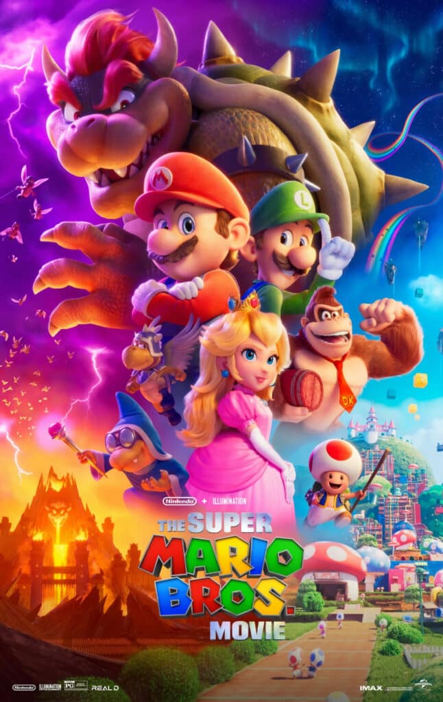 the super mario bros movie poster full digital art SUPER MARIO BROS. MOVIE