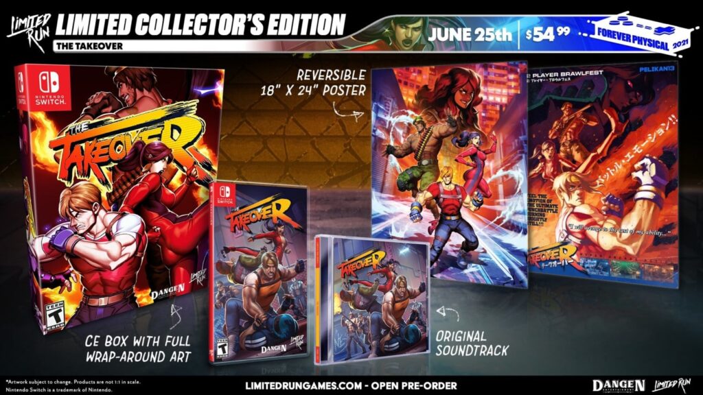 The Takeover – Physical Editions revealed by Limited Run Games