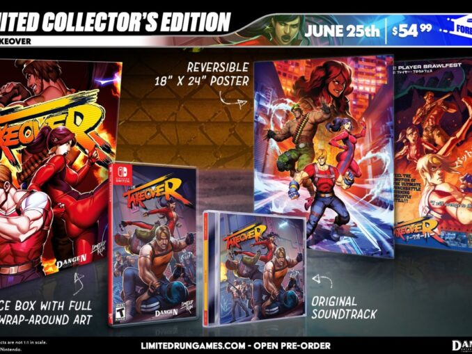 News - The Takeover – Physical Editions revealed by Limited Run Games 