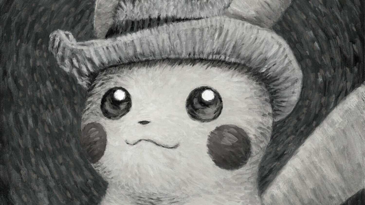 Het besluit van het Van Gogh Museum om de Pikachu met grijze vilten hoed stop te zetten TCG-promotiekaart