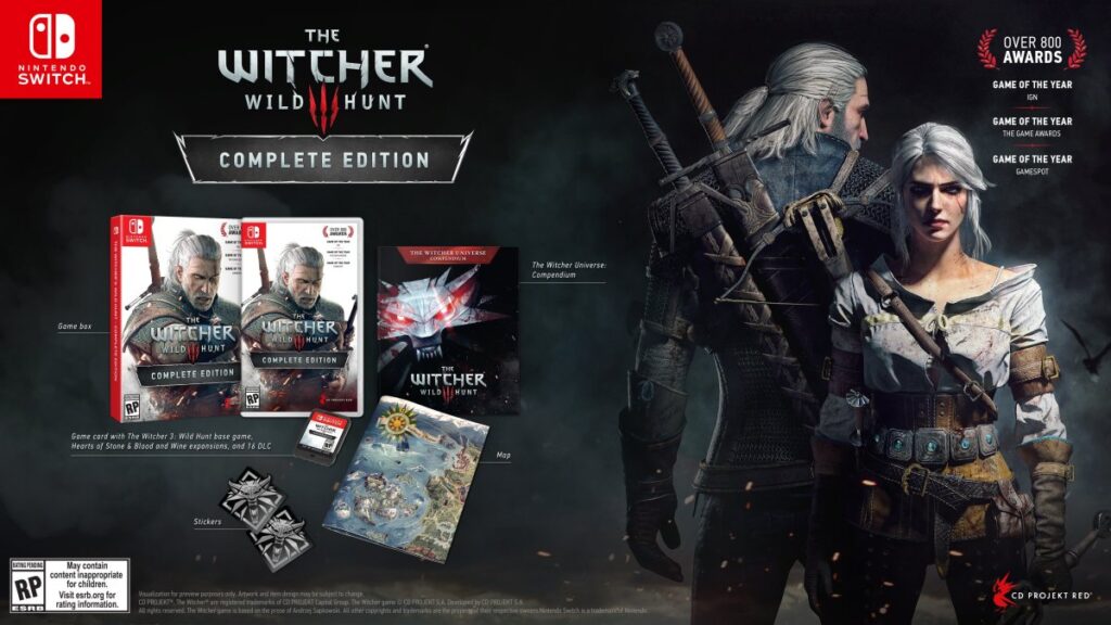 The Witcher 3 bevat beide uitbreidingen en alle DLC