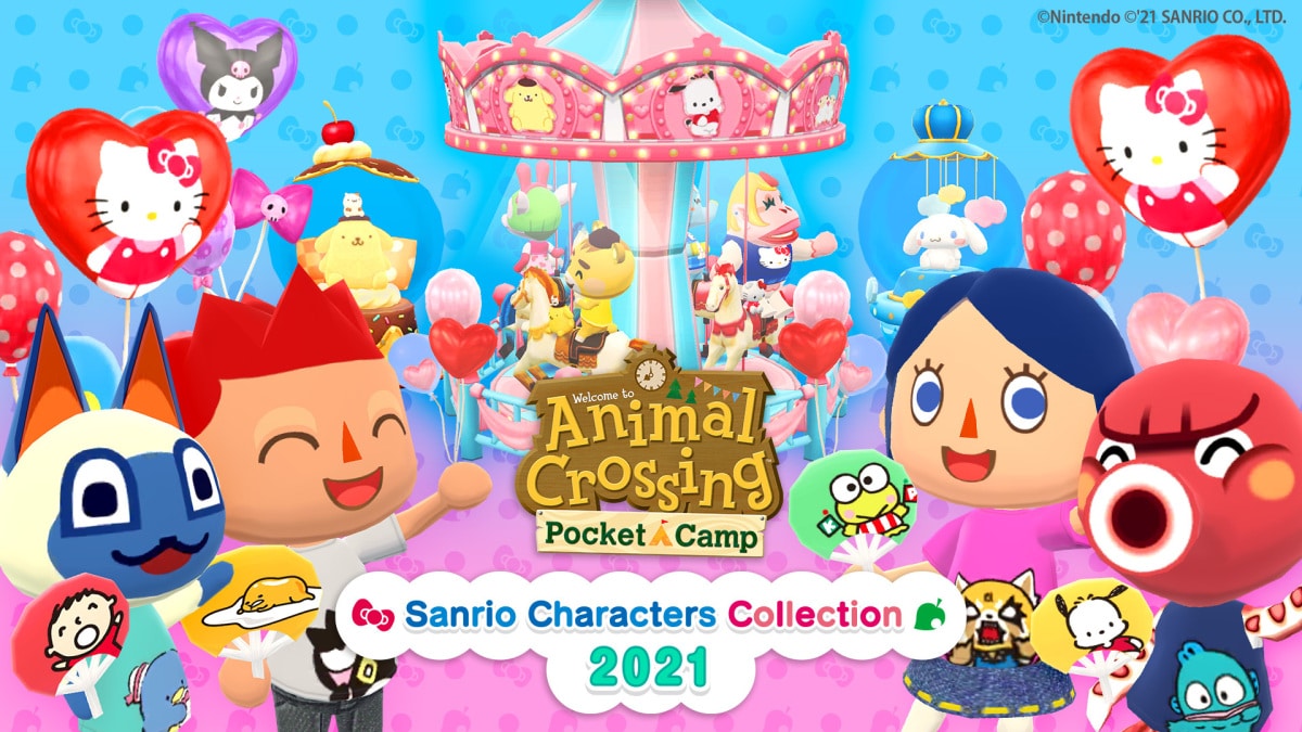 De wonderlijke wereld van Sanrio bezoekt Animal Crossing: Pocket Camp