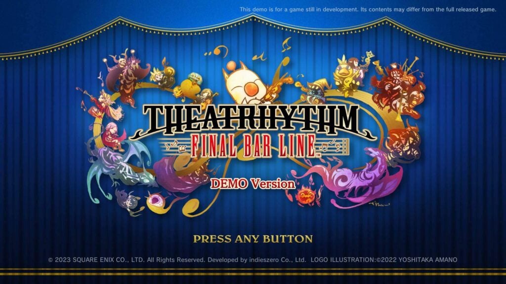 Theatrhythm: Final Bar Line – Demo available