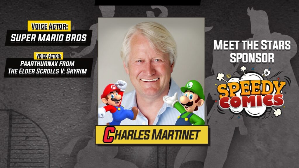 This March, Charles Martinet will appear at MEFCC 2022