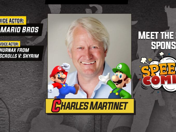 News - This March, Charles Martinet will appear at MEFCC 2022 