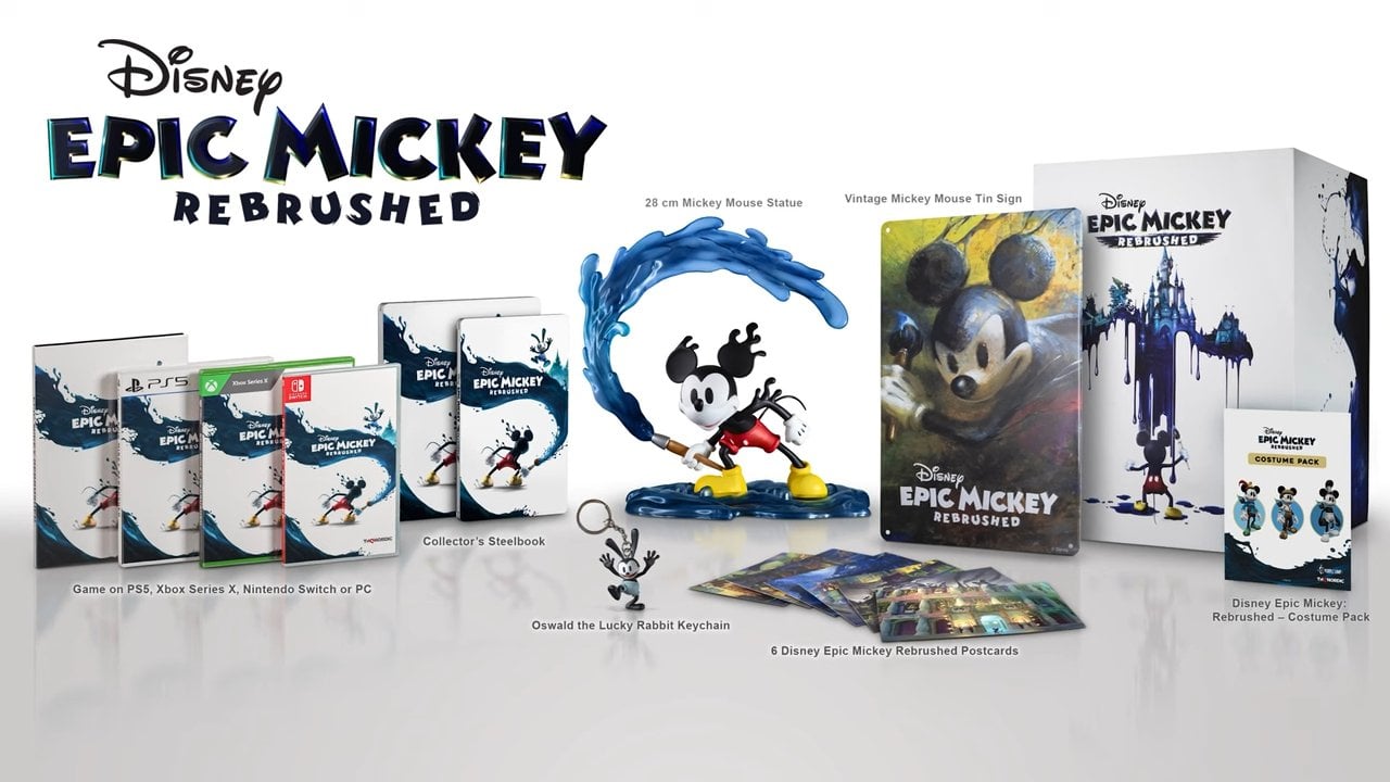THQ Nordic’s Epic Mickey Rebrushed: Standard and Collector’s Edition