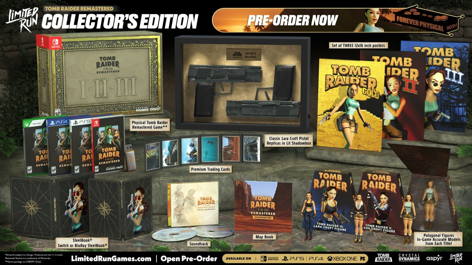 Tomb Raider I-III Remastered: Een ultieme fysieke editie-release