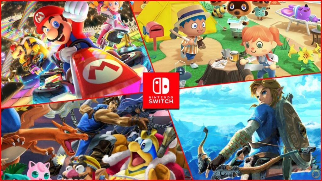 Top 10 best-selling Nintendo Switch games since 2017