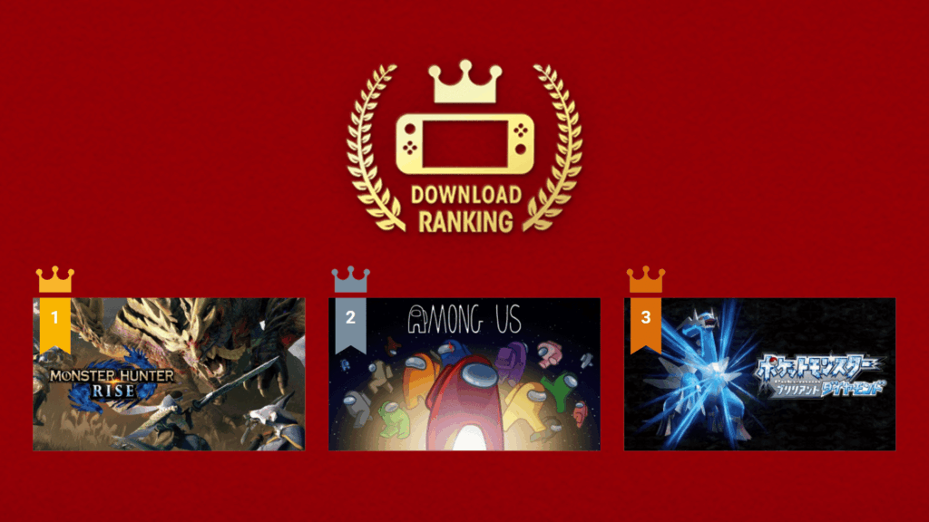 Top 10 titles on Nintendo Switch eShop in 2021 in Japan Top 10 titles on Nintendo Switch eShop in 2021 in Japan