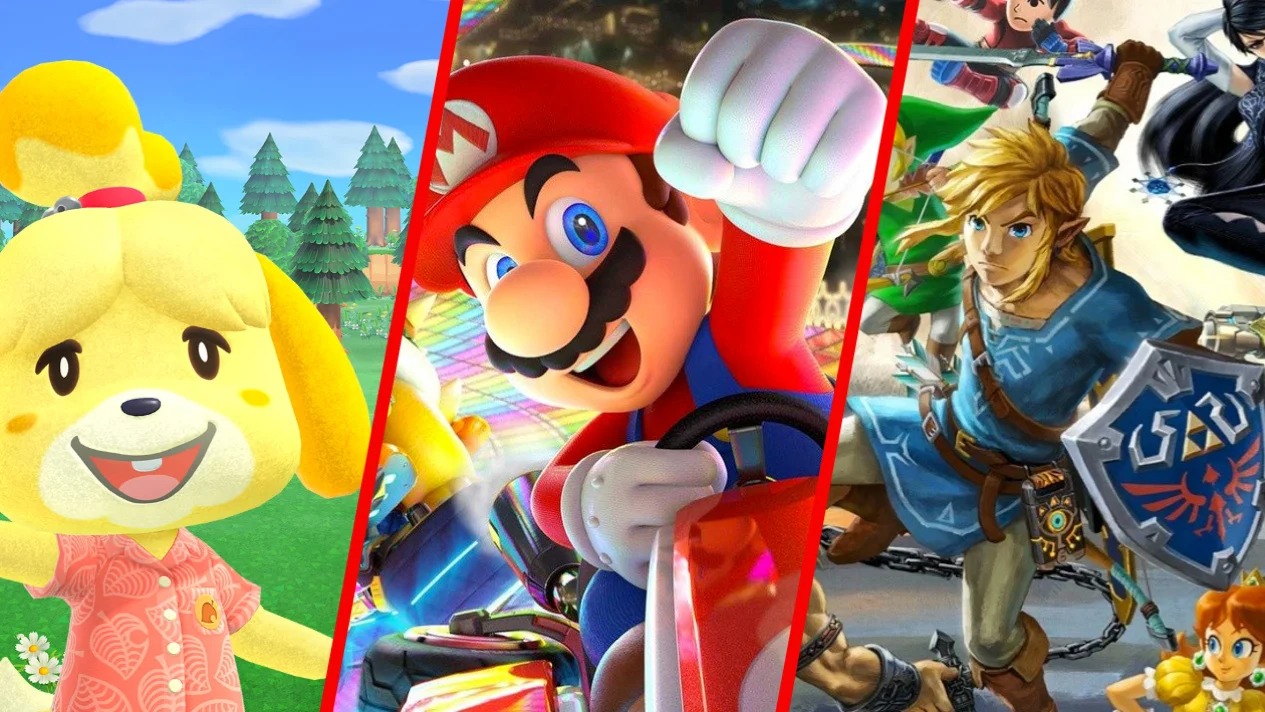 Top tien best verkochte Nintendo Switch-games sinds 2017
