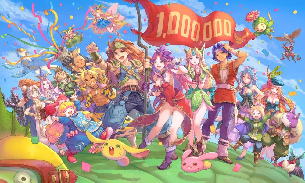 Trials Of Mana Shipments / Sales 1 Million+ Copies