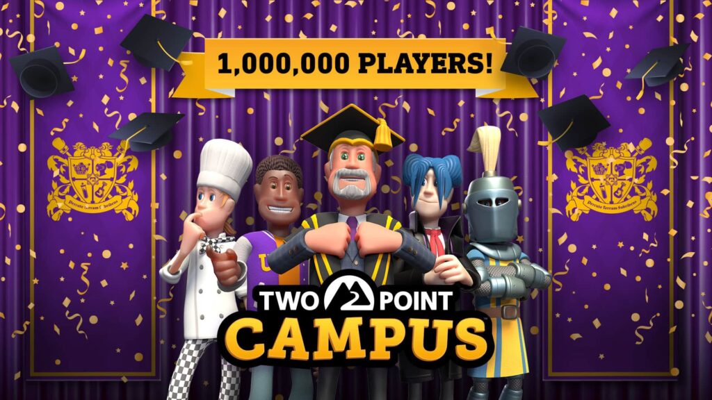 Two Point Campus – 1 million players shortly after launch