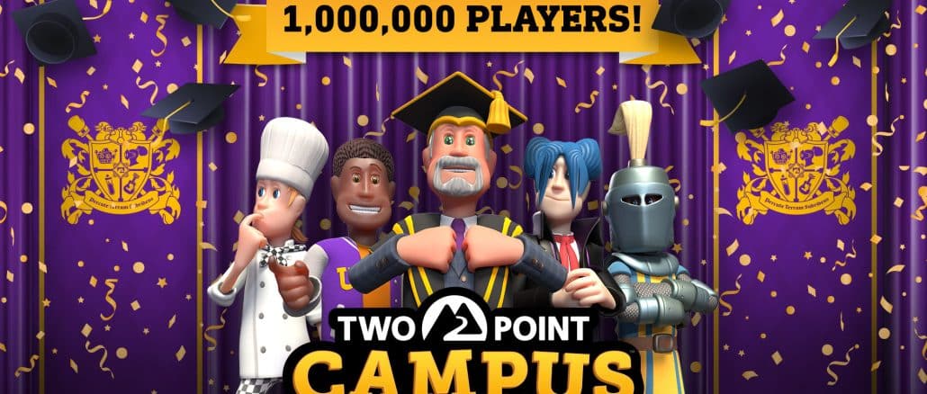 Two Point Campus – 1 miljoen spelers kort na de lancering