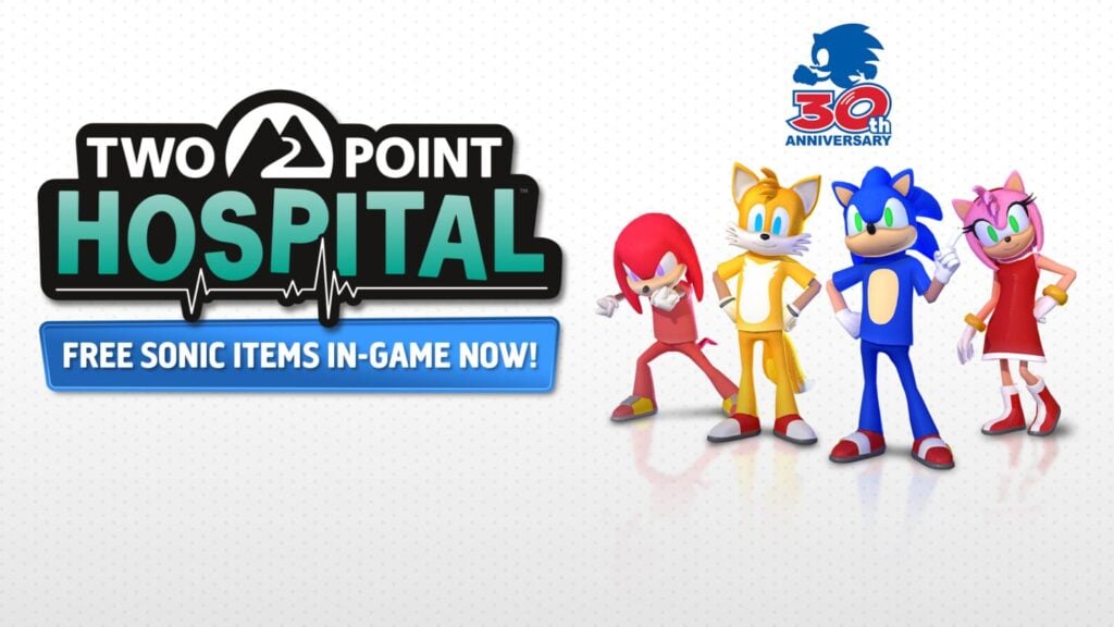 Two Point Hospital – Gratis Sonic The Hedgehog Crossover DLC beschikbaar Two Point Hospital – Gratis Sonic The Hedgehog Crossover DLC beschikbaar