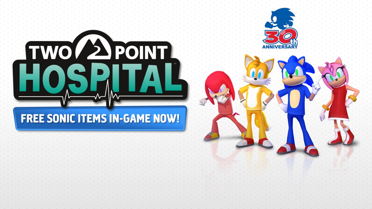 Two Point Hospital – Gratis Sonic The Hedgehog Crossover DLC beschikbaar
