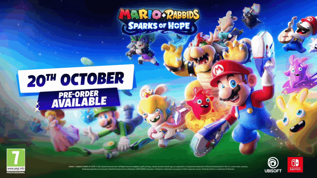 Ubisoft showcase Mario + Rabbids: Sparks of Hope
