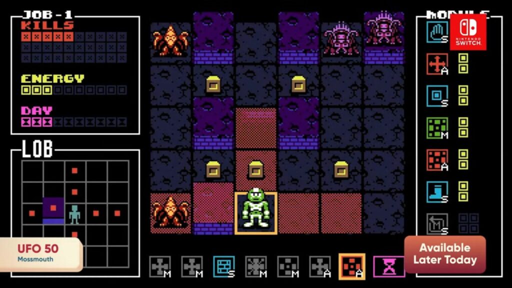 UFO 50 brengt 50 retro-geïnspireerde games naar Nintendo Switch UFO 50 brengt 50 retro-geïnspireerde games naar Nintendo Switch