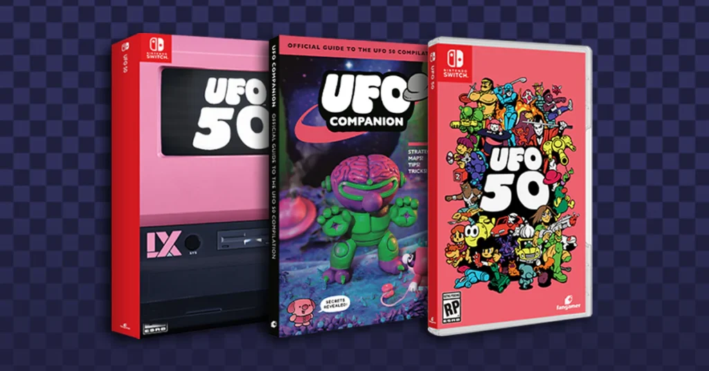 Fysieke editie van UFO 50 verschijnt op Nintendo Switch met standaard- en deluxeversies