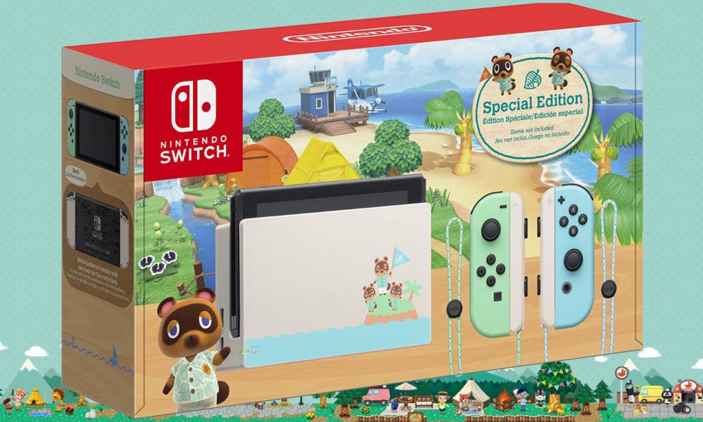 Nintendo Switch Animal Crossing: New Horizons Edition Unboxing