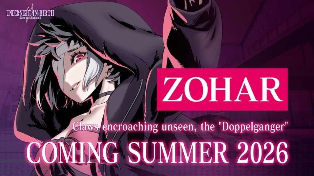 Under Night In-Birth II Sys:Celes Adds Zohar DLC for Switch on September 23