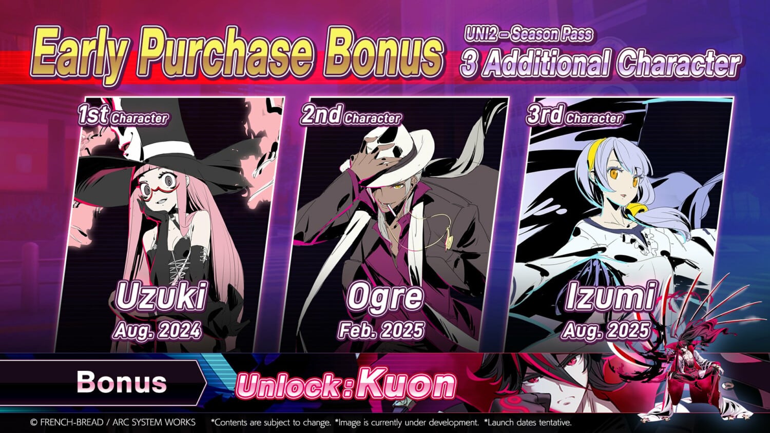 Under Night In-Birth II Sys:Celes DLC-seizoenspas