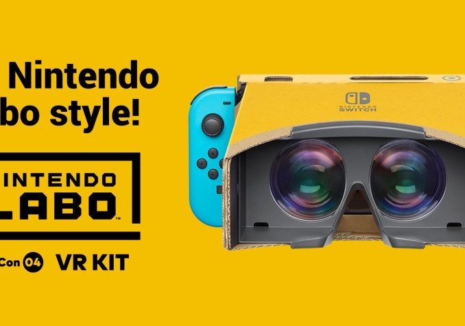 Nieuws - Unity ondersteunt Nintendo Labo VR-set Toy-Con Goggles