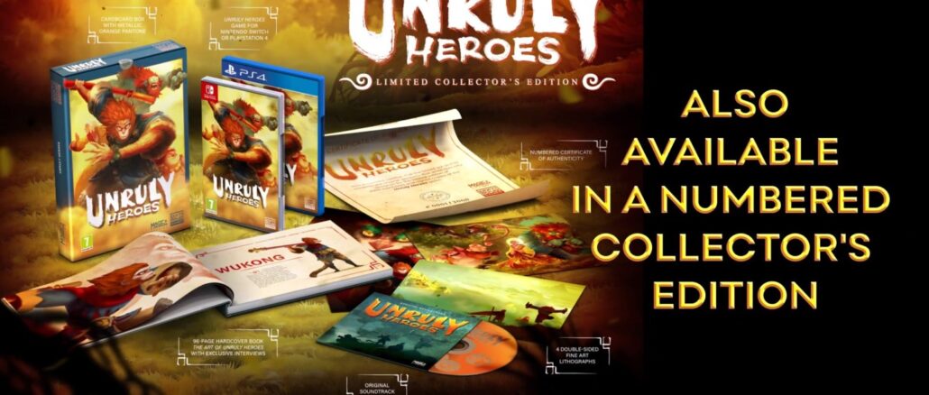 Unruly Heroes – Fysieke release aangekondigd