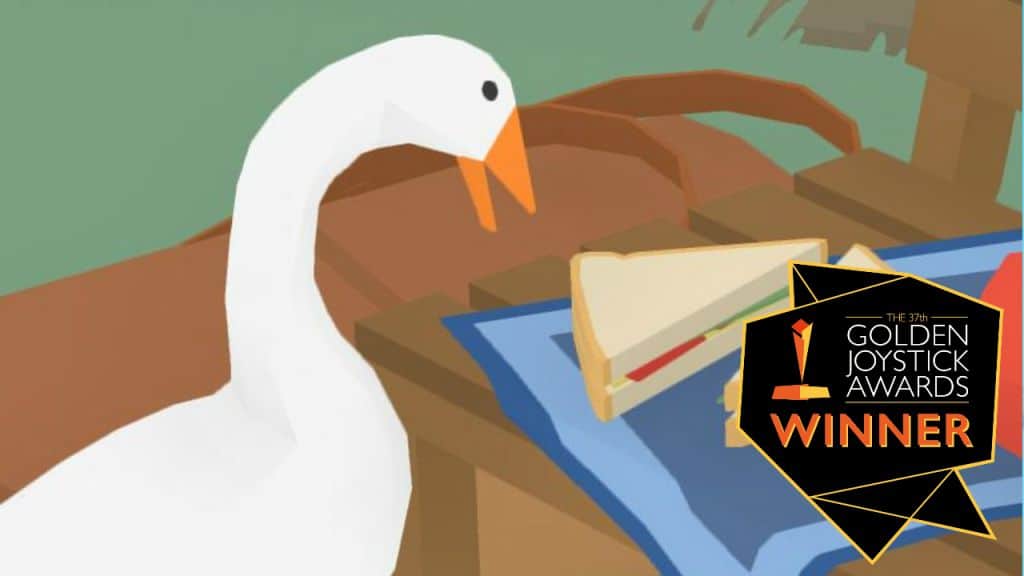 Untitled Goose Game dev wint 2019 Golden Joystick Breakthrough Award