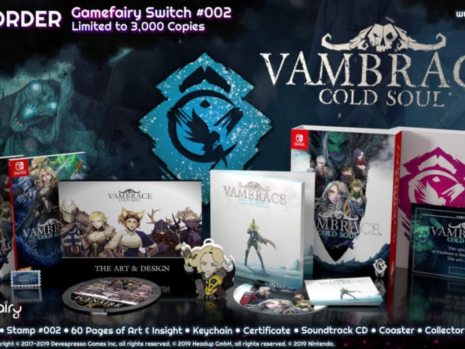 News - Vambrace: Cold Soul – Physical Edition announced 