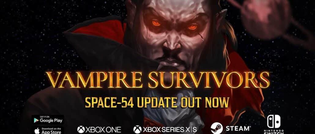 Vampire Survivors Space-54 Update: New Characters, Weapons, and Cosmic Adventures