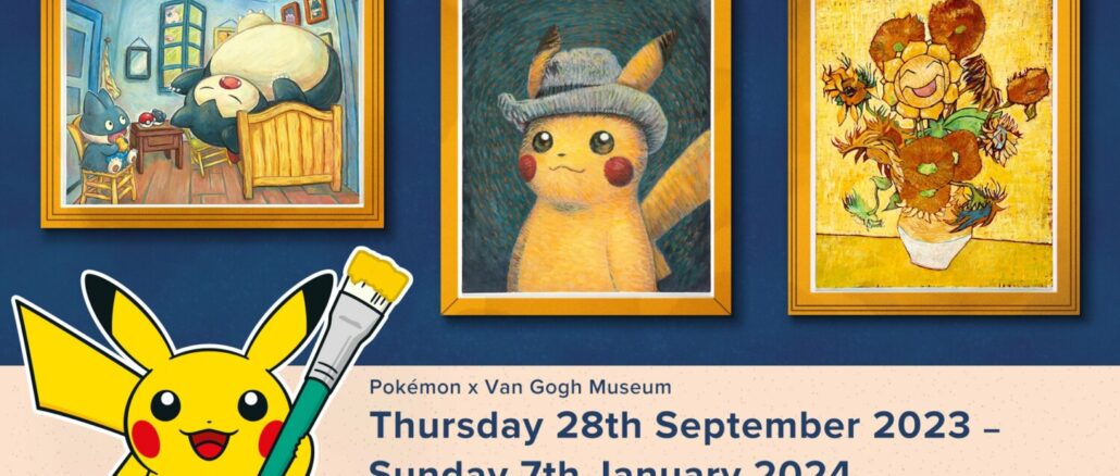 Samenwerking Van Gogh Museum en Pokemon 2023: waar kunst avontuur ontmoet